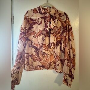 Steve Madden Sorrel Horse Print Blouse